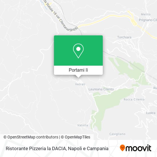 Mappa Ristorante Pizzeria la DACIA