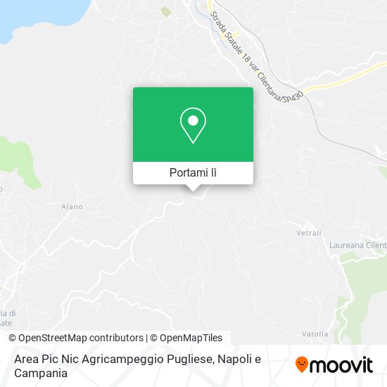 Mappa Area Pic Nic Agricampeggio Pugliese