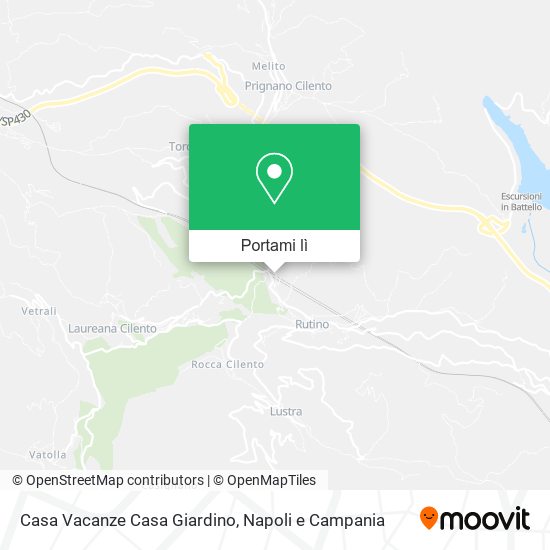 Mappa Casa Vacanze Casa Giardino