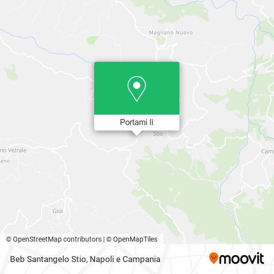 Mappa Beb Santangelo Stio