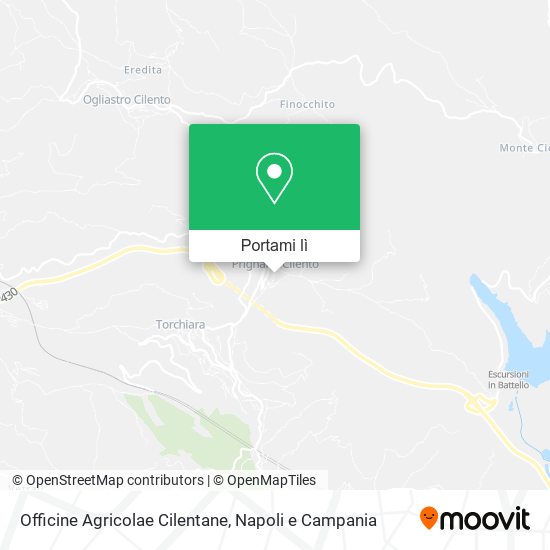 Mappa Officine Agricolae Cilentane