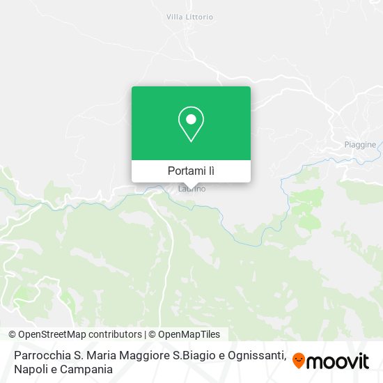 Mappa Parrocchia S. Maria Maggiore S.Biagio e Ognissanti