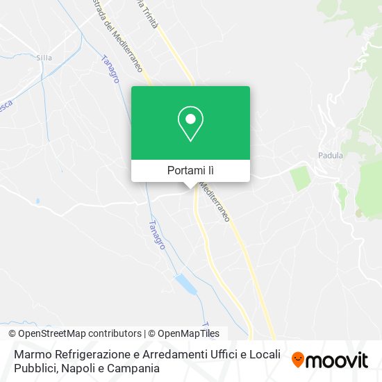 Mappa Marmo Refrigerazione e Arredamenti Uffici e Locali Pubblici