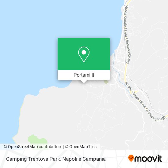 Mappa Camping Trentova Park