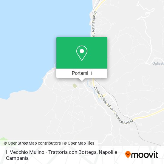 Mappa Il Vecchio Mulino - Trattoria con Bottega