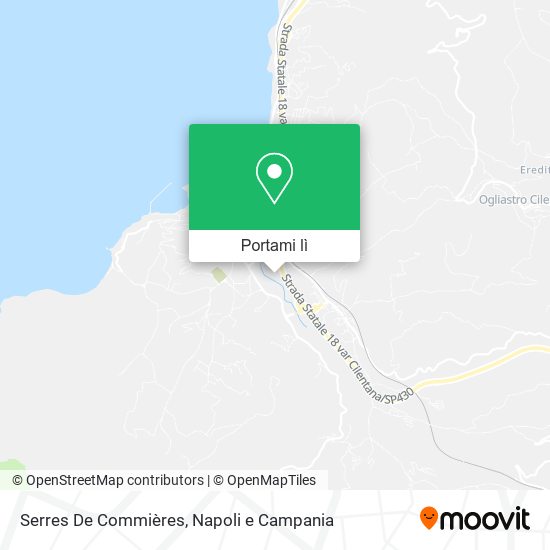 Mappa Serres De Commières