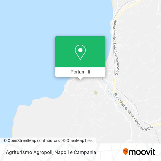 Mappa Agriturismo Agropoli