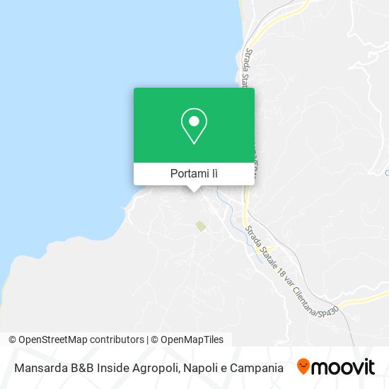 Mappa Mansarda B&B Inside Agropoli
