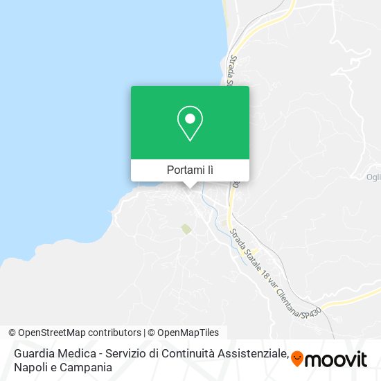 Mappa Guardia Medica - Servizio di Continuità Assistenziale