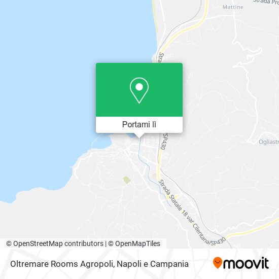 Mappa Oltremare Rooms Agropoli