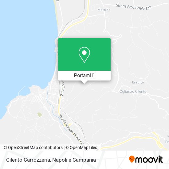 Mappa Cilento Carrozzeria