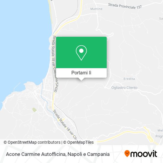 Mappa Acone Carmine Autofficina