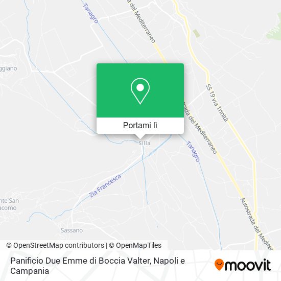 Mappa Panificio Due Emme di Boccia Valter