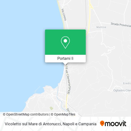 Mappa Vicoletto sul Mare di Antonucci
