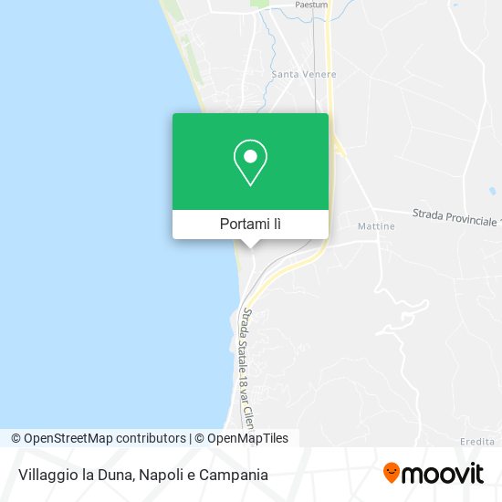 Mappa Villaggio la Duna