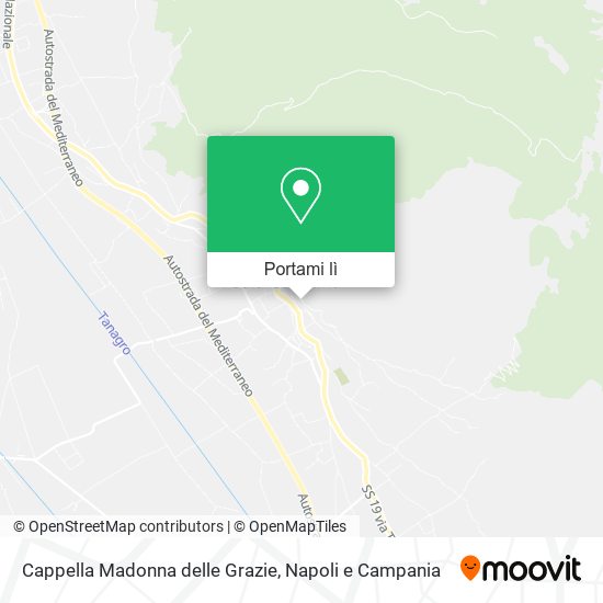 Mappa Cappella Madonna delle Grazie