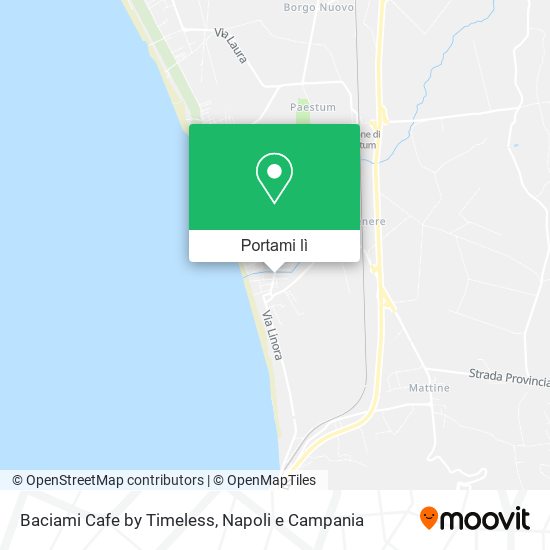 Mappa Baciami Cafe by Timeless