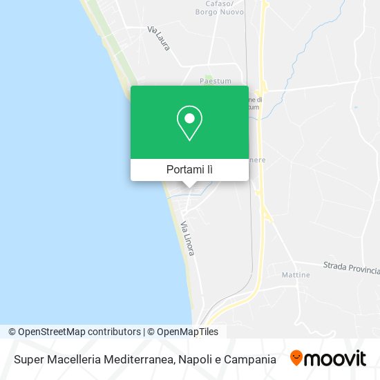 Mappa Super Macelleria Mediterranea