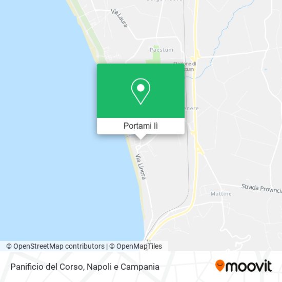 Mappa Panificio del Corso