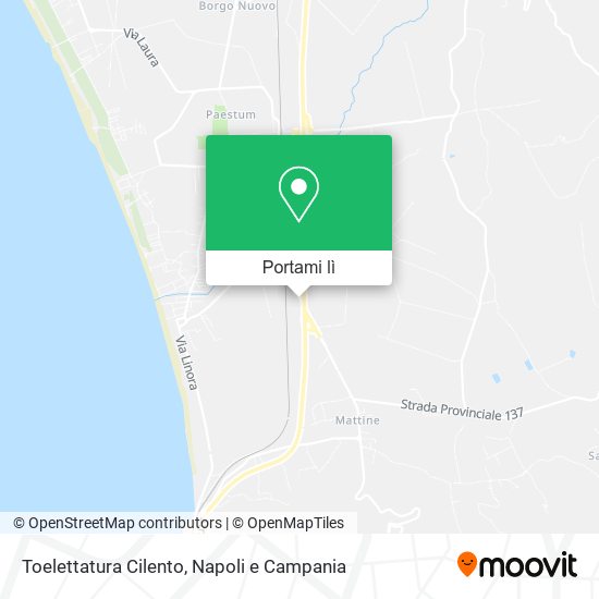 Mappa Toelettatura Cilento