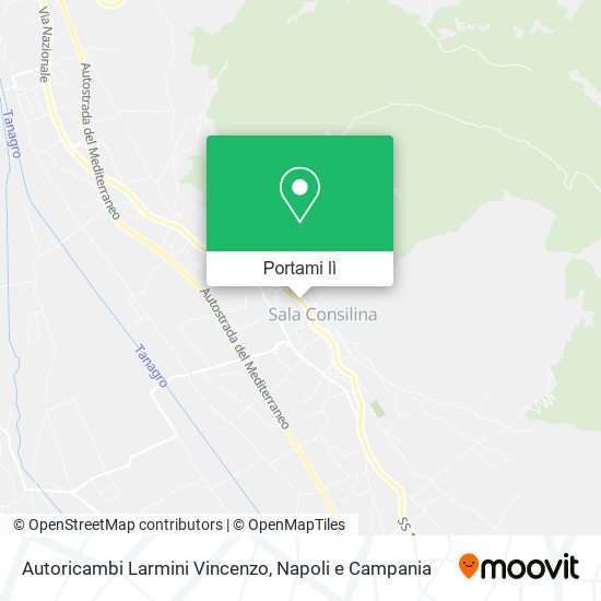 Mappa Autoricambi Larmini Vincenzo