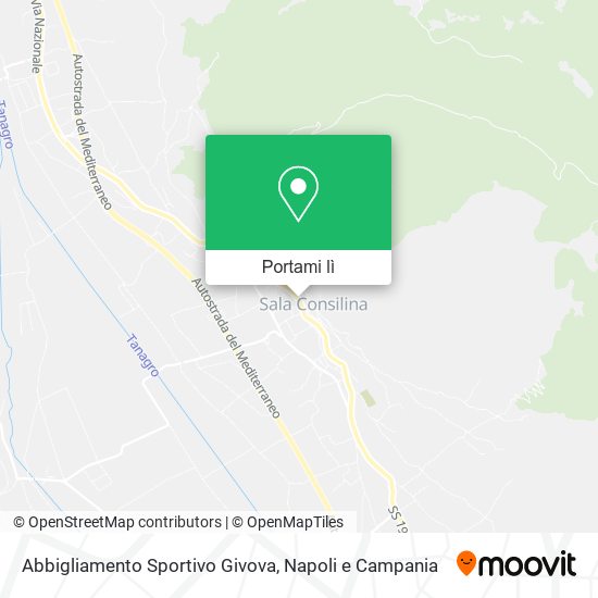 Mappa Abbigliamento Sportivo Givova