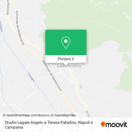 Mappa Studio Legale Angelo e Teresa Paladino