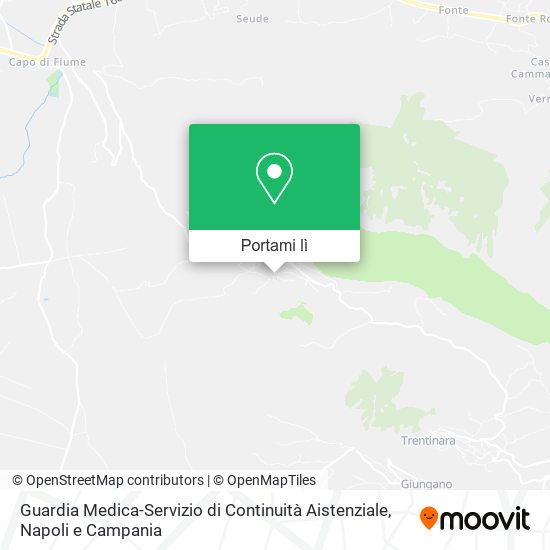 Mappa Guardia Medica-Servizio di Continuità Aistenziale