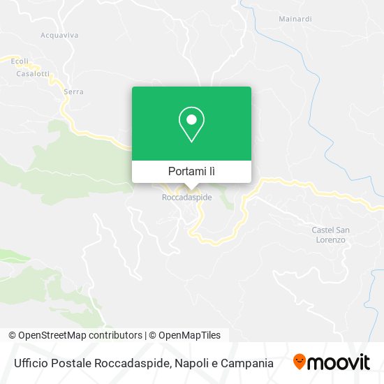 Mappa Ufficio Postale Roccadaspide