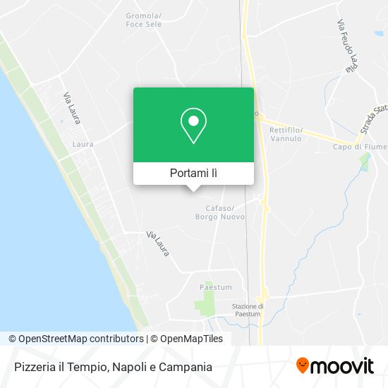 Mappa Pizzeria il Tempio
