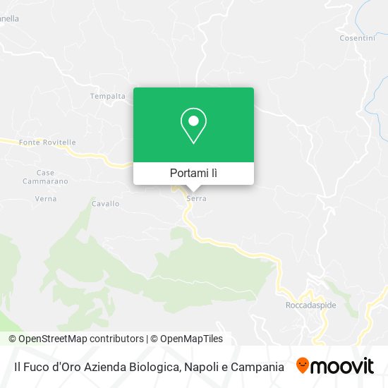 Mappa Il Fuco d'Oro Azienda Biologica