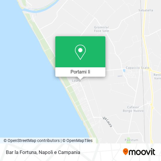 Mappa Bar la Fortuna