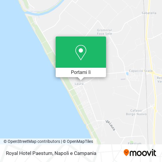 Mappa Royal Hotel Paestum
