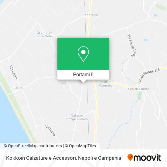 Mappa Kokkoin Calzature e Accessori