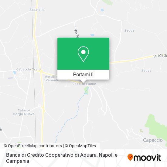 Mappa Banca di Credito Cooperativo di Aquara