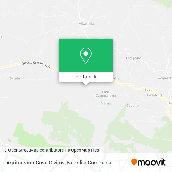 Mappa Agriturismo Casa Civitas