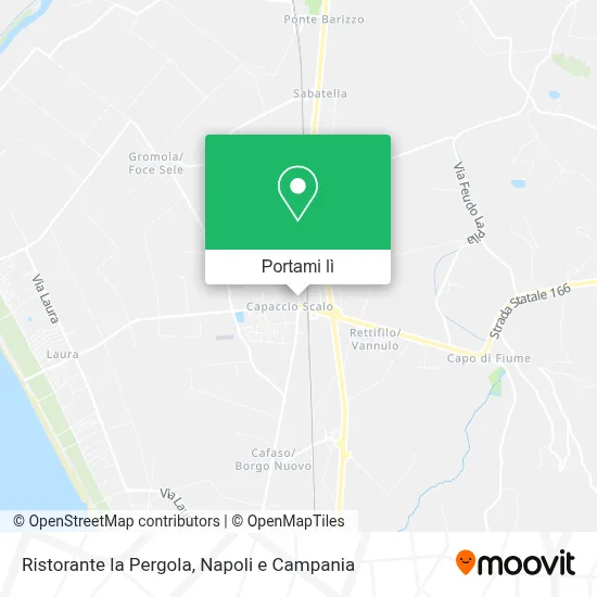 Mappa Ristorante la Pergola