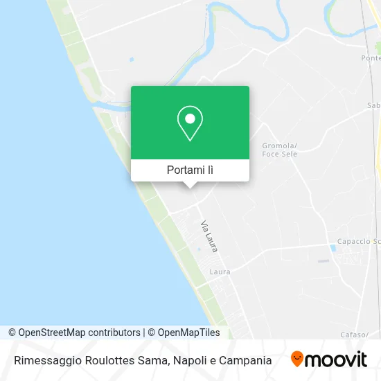 Mappa Rimessaggio Roulottes Sama