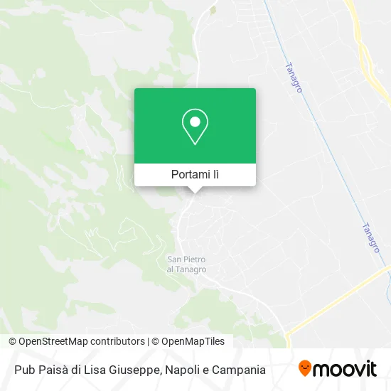 Mappa Pub Paisà di Lisa Giuseppe