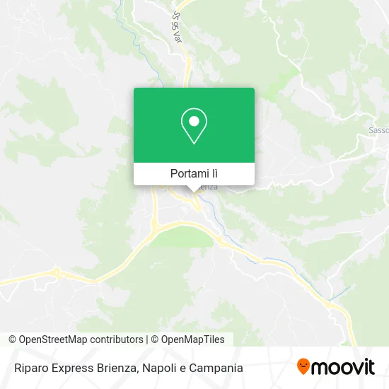 Mappa Riparo Express Brienza