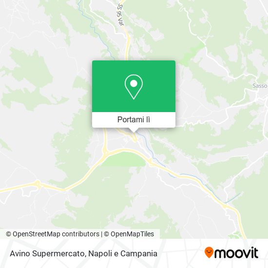 Mappa Avino Supermercato