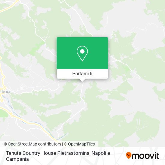 Mappa Tenuta Country House Pietrastornina