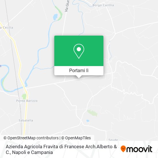 Mappa Azienda Agricola Fravita di Francese Arch.Alberto & C.