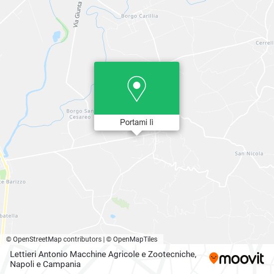 Mappa Lettieri Antonio Macchine Agricole e Zootecniche