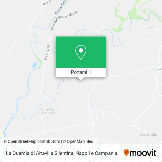 Mappa La Quercia di Altavilla Silentina
