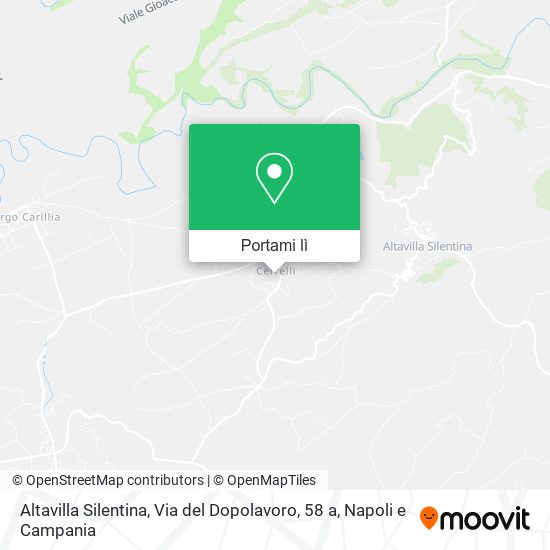 Mappa Altavilla Silentina, Via del Dopolavoro, 58 a