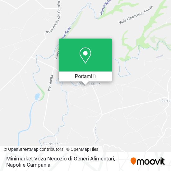 Mappa Minimarket Voza Negozio di Generi Alimentari