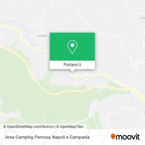 Mappa Area Camping Pertosa