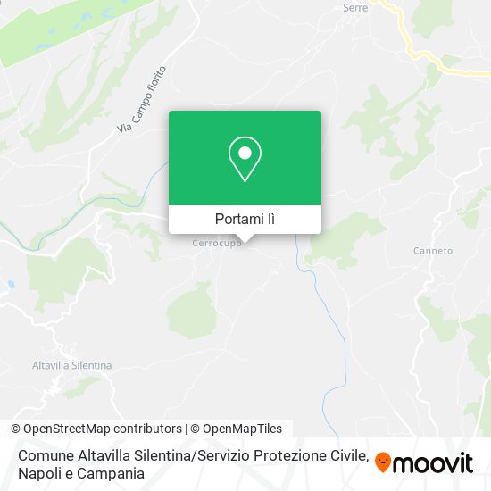 Mappa Comune Altavilla Silentina / Servizio Protezione Civile