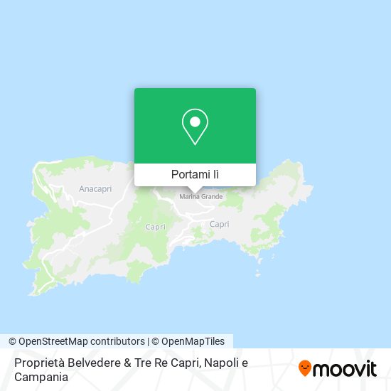 Mappa Proprietà Belvedere & Tre Re Capri